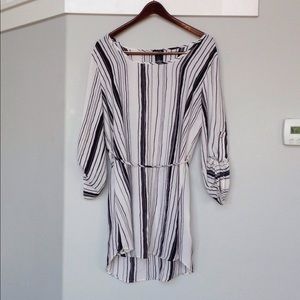 Cute black and white striped tunic!! Rue 21